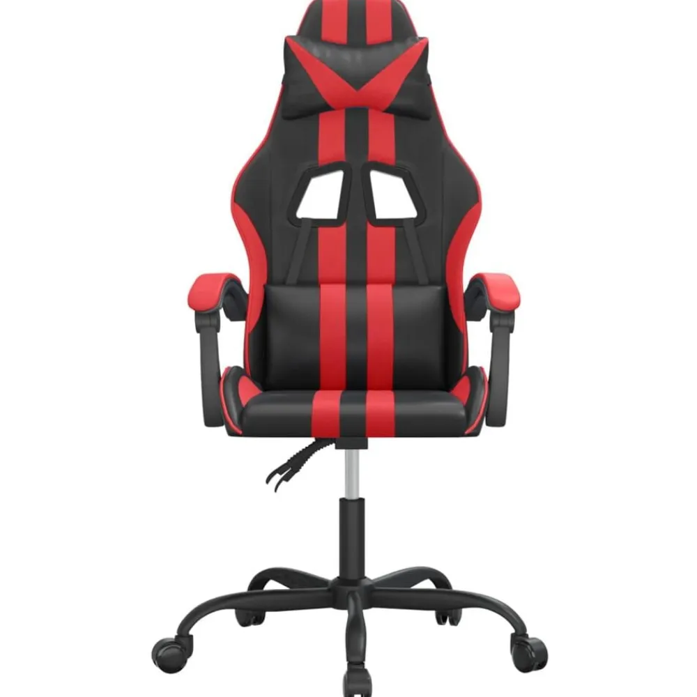vidaXL Sillas-Silla gaming cuero sintético