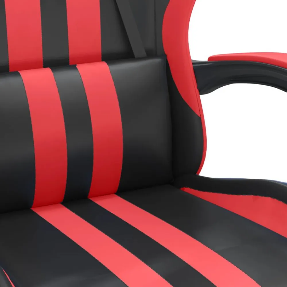 vidaXL Sillas-Silla gaming cuero sintético