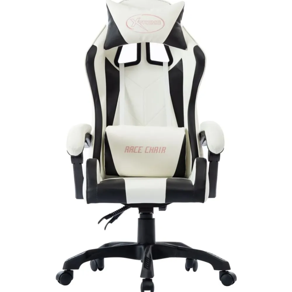vidaXL Mobiliario De Oficina-Silla gaming de cuero sintético