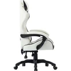 vidaXL Mobiliario De Oficina-Silla gaming de cuero sintético