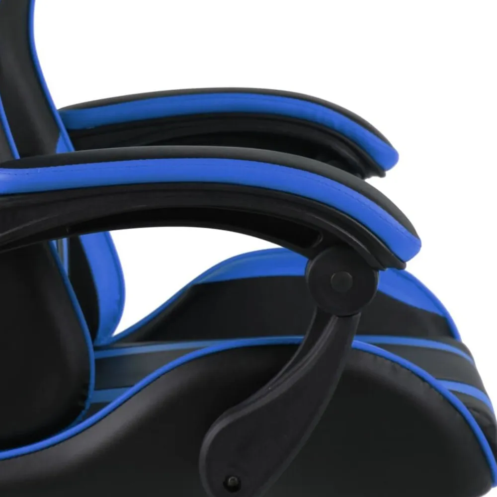 vidaXL Mobiliario De Oficina-Silla gaming de cuero sintético negro y