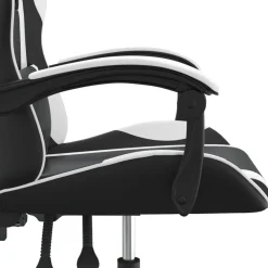 vidaXL Sillas-Silla gaming giratoria cuero sintético