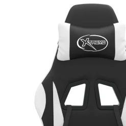 vidaXL Sillas-Silla gaming giratoria cuero sintético