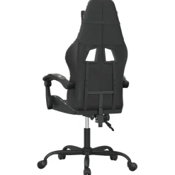 vidaXL Sillas-Silla gaming giratoria cuero sintético