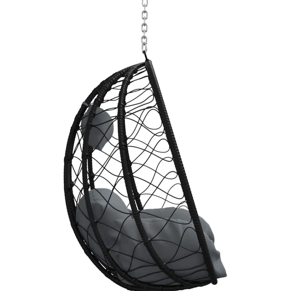 vidaXL Jardín-Silla huevo colgante Manual 91,5 x 54,5 x 107 cm