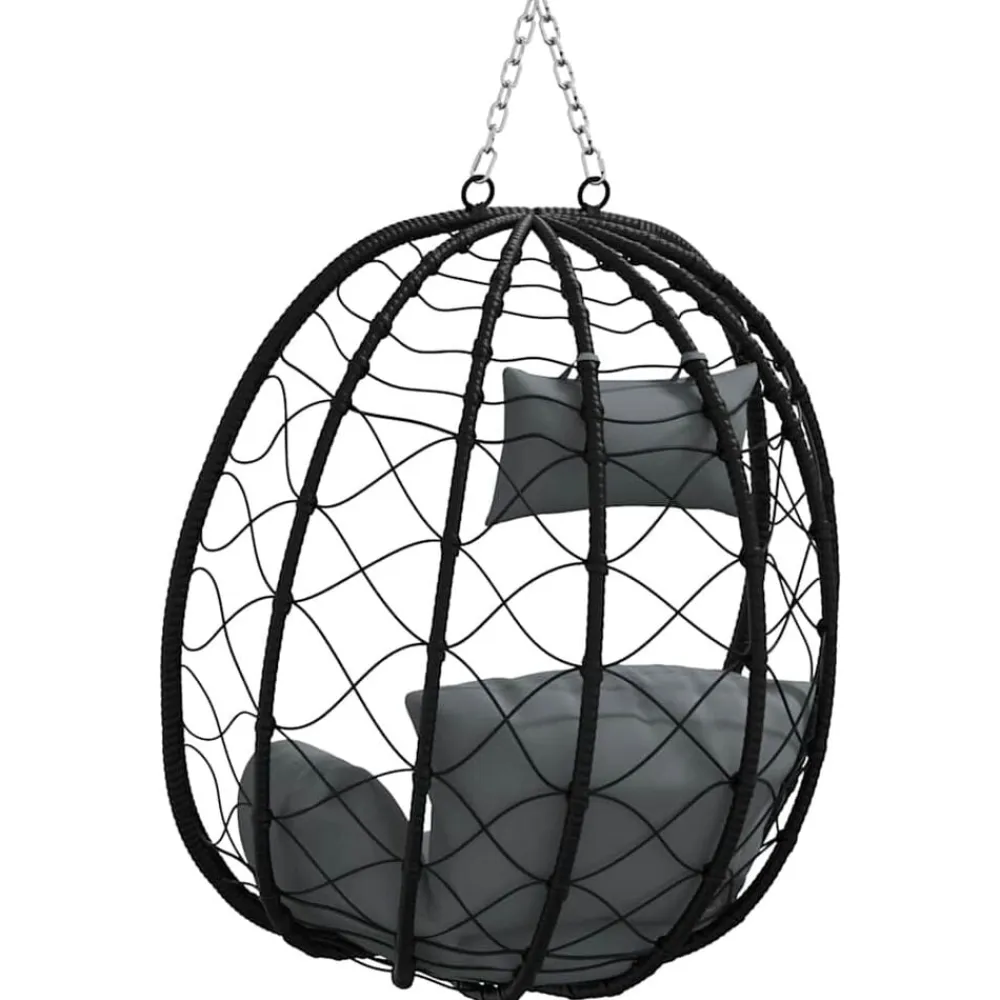 vidaXL Jardín-Silla huevo colgante Manual 91,5 x 54,5 x 107 cm