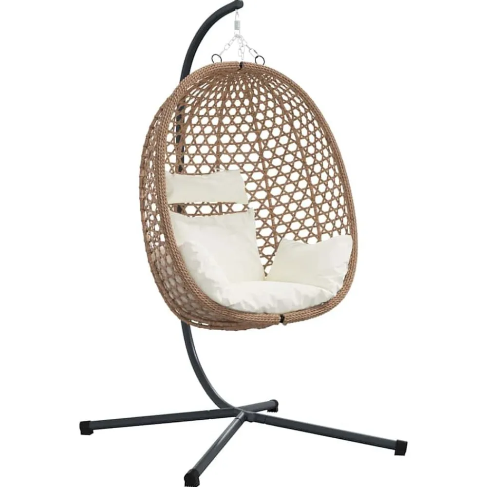 vidaXL Jardín-Silla huevo colgante Manual 104 x 100 x 191 cm