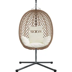 vidaXL Jardín-Silla huevo colgante Manual 104 x 100 x 191 cm
