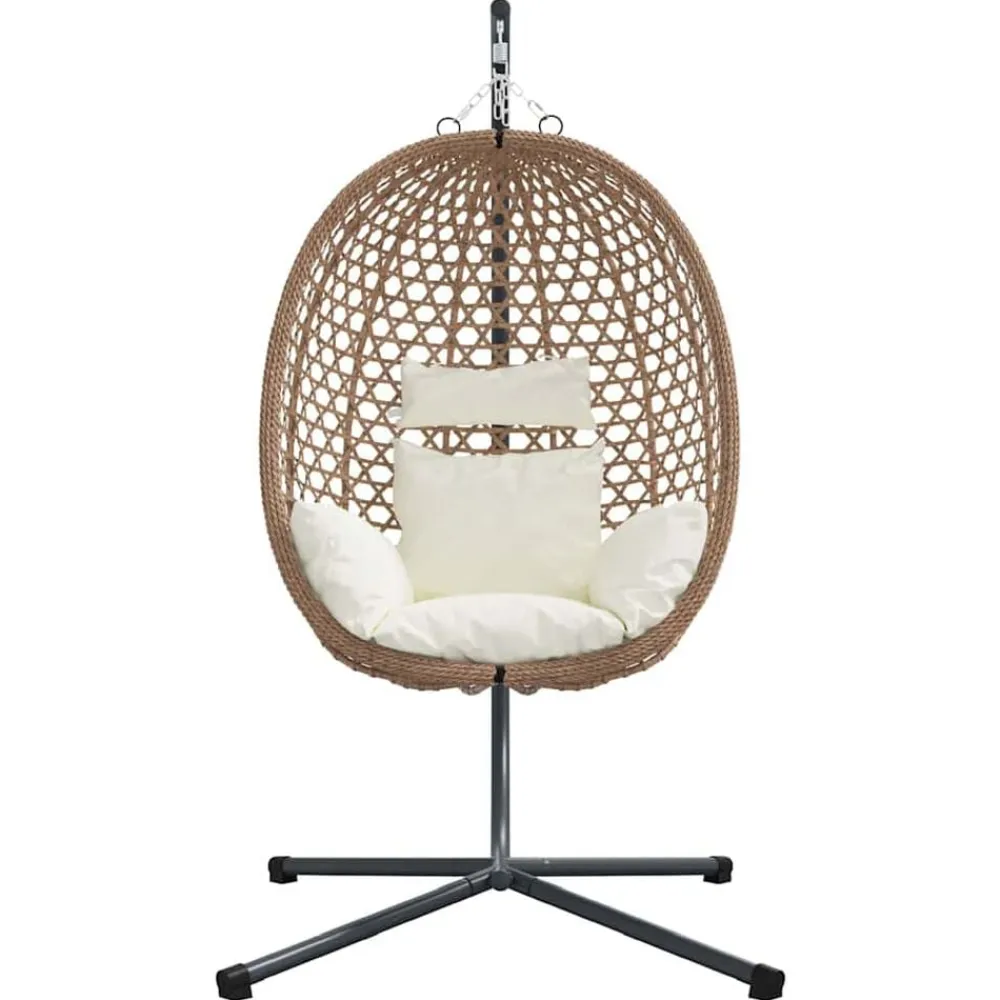 vidaXL Jardín-Silla huevo colgante Manual 104 x 100 x 191 cm