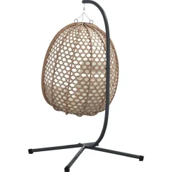 vidaXL Jardín-Silla huevo colgante Manual 104 x 100 x 191 cm