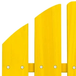 vidaXL Silla jardín Adirondack y otomana madera maciza abeto amarilla Amarillo Online