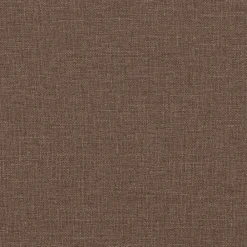 vidaXL Silla mecedora con reposapiés tela marrón Marrón New