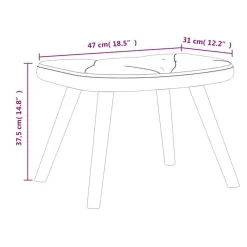 vidaXL Sillas-Silla mecedora con reposapiés tela color