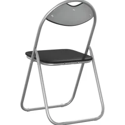 vidaXL Silla Plegable 8 pcs 48 x 43,5 x 81 cm Negro y gris Online