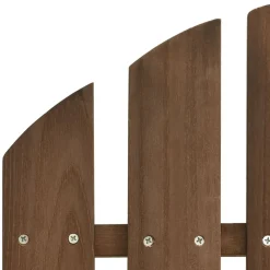 vidaXL Sillas Adirondack de jardín y mesita madera maciza abeto marrón Marrón Best