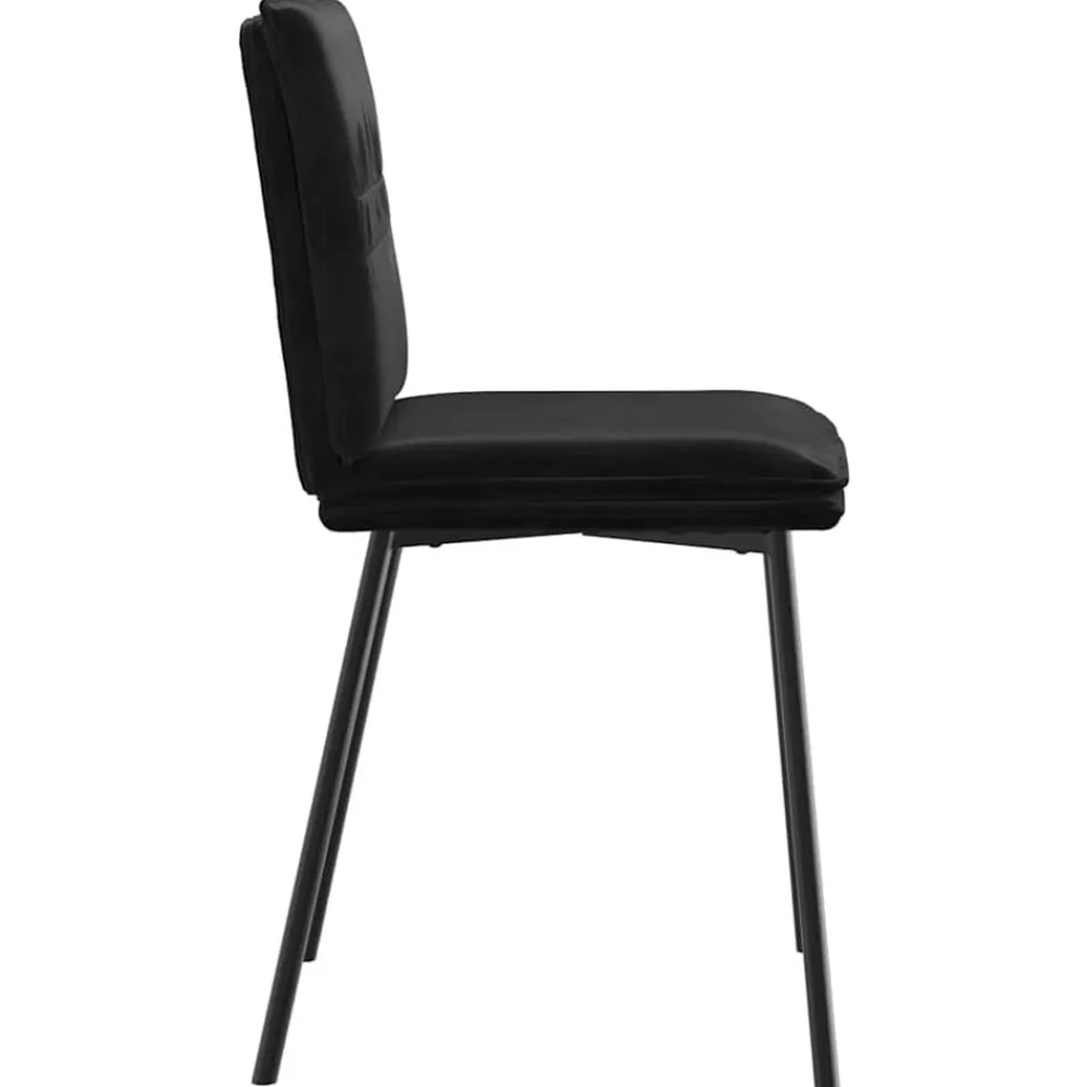 vidaXL Sillas-Sillas de comedor 4 unidades terciopelo