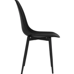vidaXL Sillas de comedor 2 unidades negras PP Negro Online