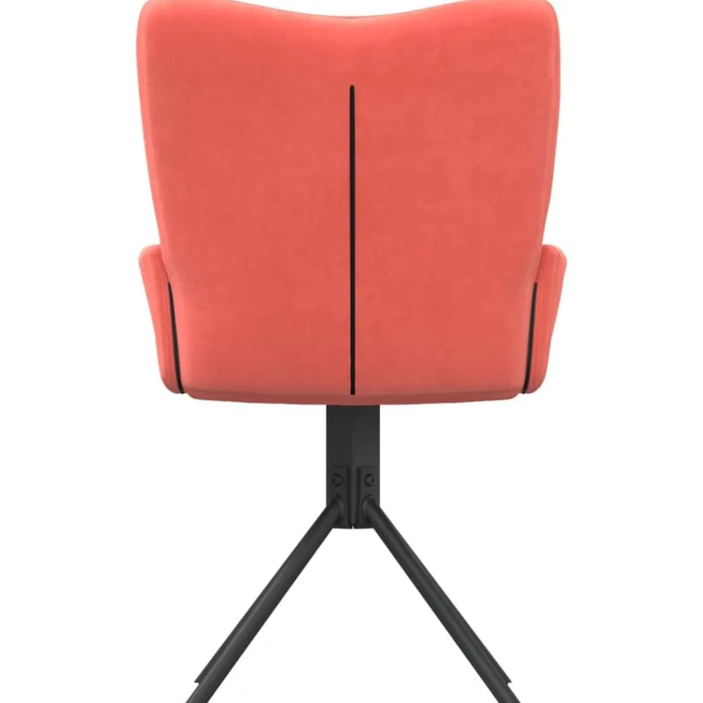 vidaXL Sillas-Sillas de comedor giratorias 2 unidades terciopelo