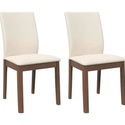 vidaXL Sillas de comedor con cojines 2 uds madera maciza marrón caucho Marrón y claro Best