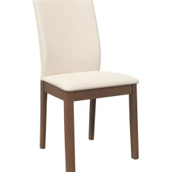 vidaXL Sillas de comedor con cojines 2 uds madera maciza marrón caucho Marr&oacute;n y claro Best