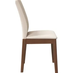 vidaXL Sillas de comedor con cojines 2 uds madera maciza marrón caucho Marr&oacute;n y claro Best