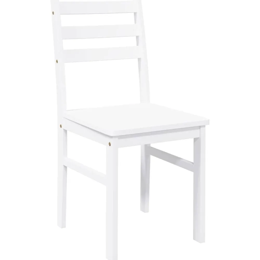 vidaXL Sillas-Sillas de comedor 2 unidades madera maciza de caucho