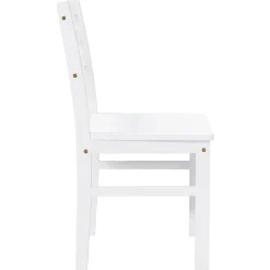 vidaXL Sillas-Sillas de comedor 2 unidades madera maciza de caucho