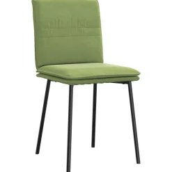 vidaXL Sillas de comedor 4 unidades terciopelo Verde claro Hot