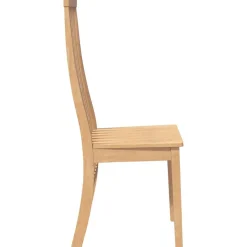 vidaXL Sillas de comedor 2 unidades madera maciza de caucho Natural Sale