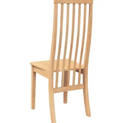 vidaXL Sillas de comedor 2 unidades madera maciza de caucho Natural Sale