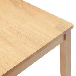 vidaXL Sillas de comedor 2 unidades madera maciza de caucho Natural Sale