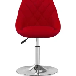 vidaXL Sillas de comedor giratorias 2 unidades terciopelo rojo tinto Rojo vino tinto Online