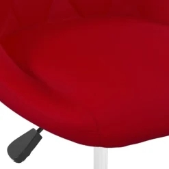 vidaXL Sillas de comedor giratorias 2 unidades terciopelo rojo tinto Rojo vino tinto Online