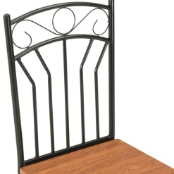 vidaXL Sillas de comedor 6 unidades MDF marrón New