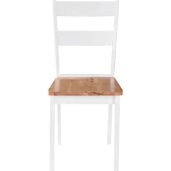 vidaXL Sillas de comedor 4 unidades madera maciza de caucho blanco Hot