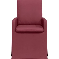vidaXL Sillas-Sillas de comedor 2 pcs 57 x 67 x 98 cm tela