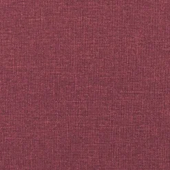 vidaXL Sillas-Sillas de comedor 2 unidades tela rojo tinto