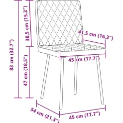 vidaXL Sillas de comedor 4 unidades cuero sintético Blanco Sale