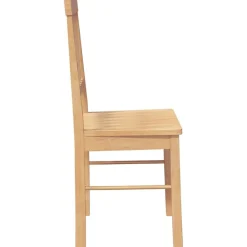 vidaXL Sillas de comedor 2 unidades madera maciza de caucho Natural Outlet