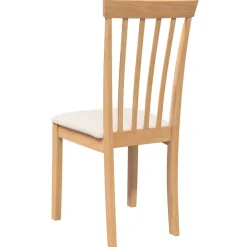 vidaXL Sillas de comedor con cojines 2uds madera maciza natural caucho Natural y crema Hot