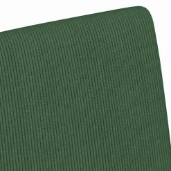 vidaXL Sillas de Comedor con Ruedas 2 pcs Verde grisáceo Tela de pana Verde gris&aacute;ceo Best