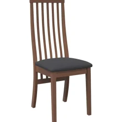 vidaXL Sillas de comedor con cojines 2 uds madera maciza marrón caucho Marrón y negro Hot