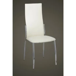 vidaXL Sillas-Sillas de comedor 2 unidades cuero sintético