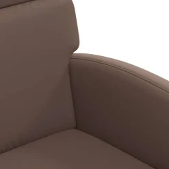 vidaXL Sillas-Sillas de Comedor con Ruedas 2 pcs Marrón 58 x 65 x 98 cm