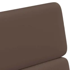 vidaXL Sillas-Sillas de Comedor con Ruedas 2 pcs Marrón 58 x 65 x 98 cm