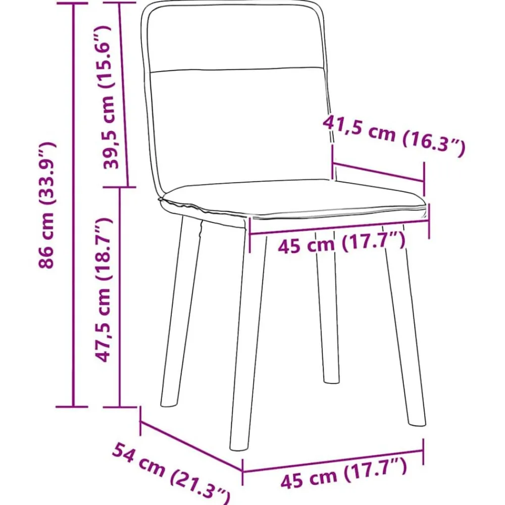 vidaXL Sillas de comedor 4 unidades tela Azul Clearance