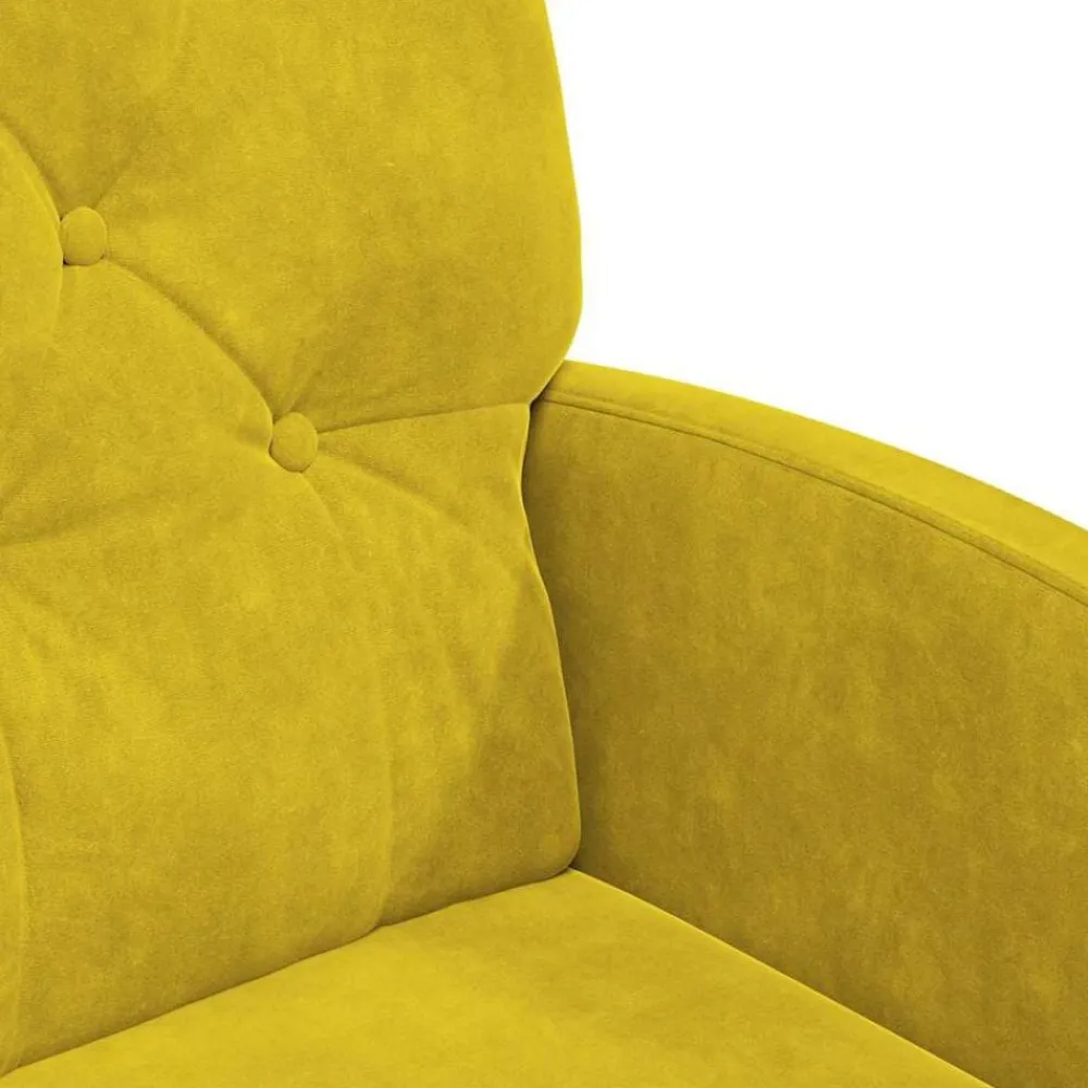 vidaXL Sillas de Comedor con Ruedas 2 pcs 58 x 67 x 97 cm Amarillo Sale