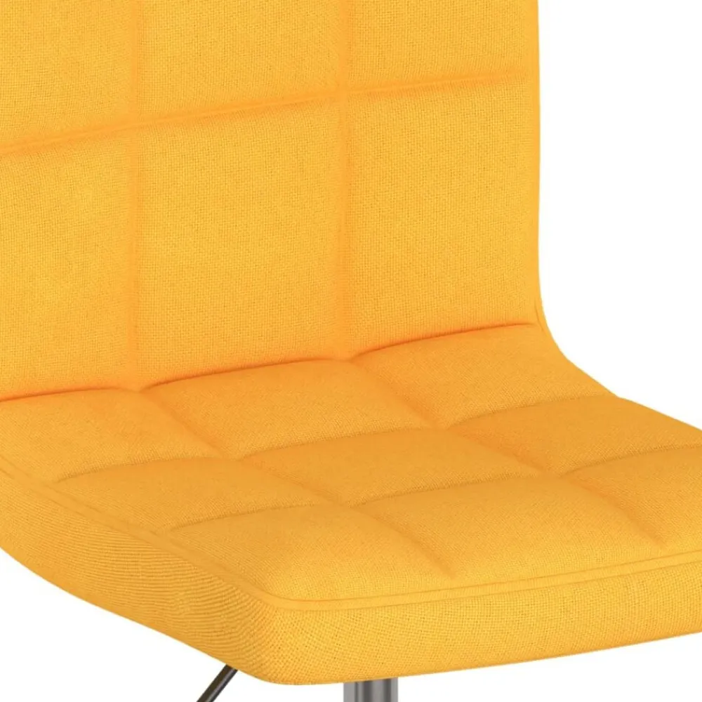 vidaXL Sillas-Sillas de comedor giratorias 2 unidades tela