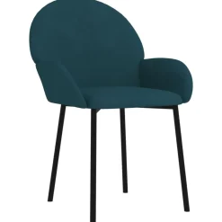 vidaXL Sillas-Sillas de comedor 2 unidades terciopelo
