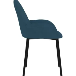 vidaXL Sillas-Sillas de comedor 2 unidades terciopelo